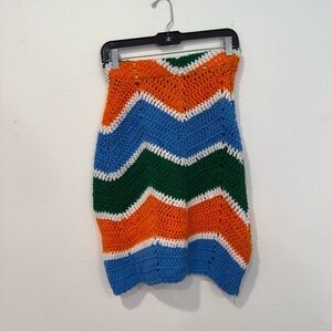 Urban Outfitters Urban Renewal Remade Deadstock Vintage Crochet Mini Skirt S/M